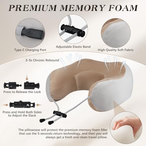 Coussin Massant Sans Fil Masseur Cervical, Portable et Ergonomique