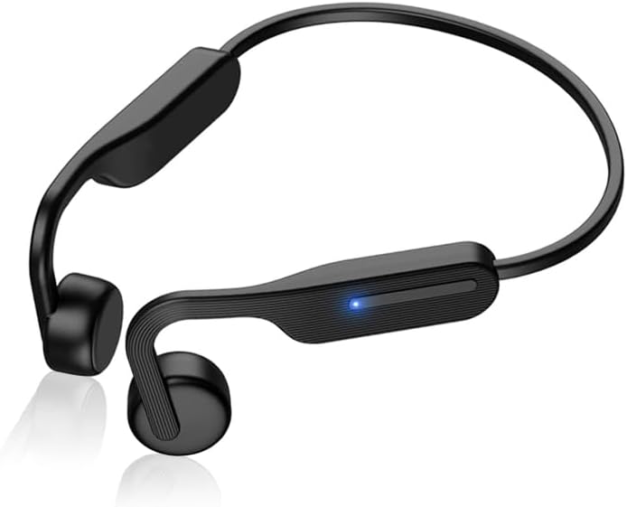 Casques Sportifs Bluetooth 5.3 Conduction Osseuse, Étanches IPX6, Oreille Ouverte