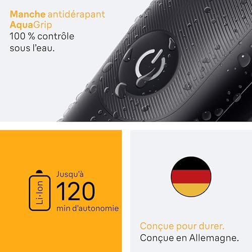 Braun Tondeuse Tout-En-Un Series 5, AIO5540, 9-En-1, Lame Ultra Affûtée, 120 Min D’autonomie