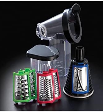 Russell Hobbs Hachoir & Râpe Électrique 2 en 1, Desire Slice & Go, Rouge, 200W