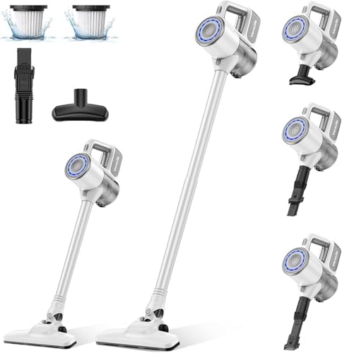 VersLife Aspirateur Balai sans Fil S6PRO, Puissant 30Kpa, 30 Min d'Autonomie, 4 en 1