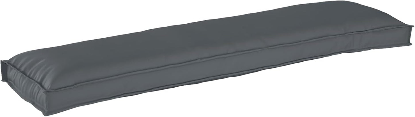 Coussin de Palette - Résistant aux Intempéries - Anthracite 150x40x8 cm