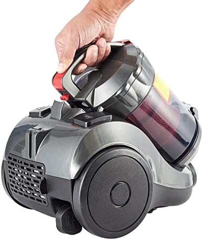 Akitas Aspirateur sans Sac 800W, Brosse 2-en-1 Allemande, 2.5L, Gris