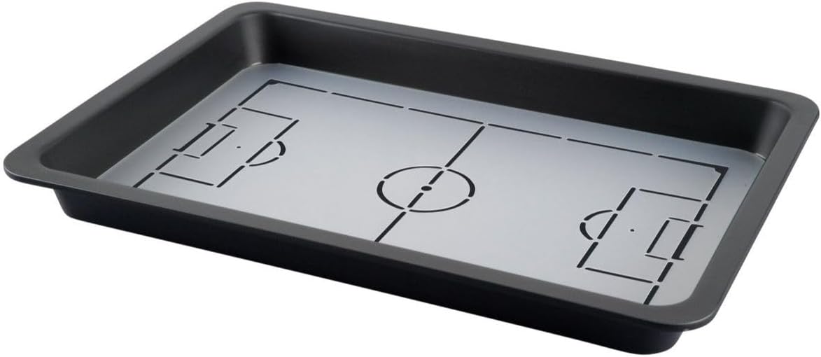 Moule à Gâteau Terrain de Football - Acier de Haute Qualité - Taille 42x29 cm