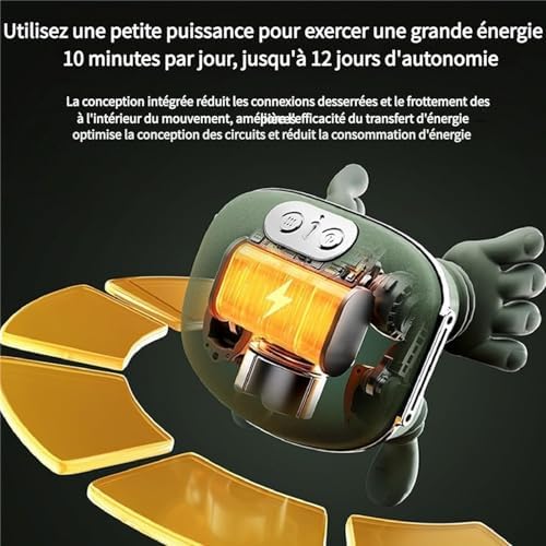 Masseur Cervical 3D Shiatsu, Chauffage Double Zone, Sans Fil