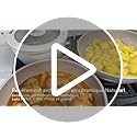 Batterie de Cuisine Antiadhésive en Céramique, Lot de 16, Blanc, Poignée Amovible