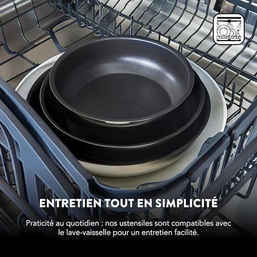 Baumalu Marmite Traiteur, Acier Inoxydable, Ø32cm, 19L, Couvercle Verre, Induction