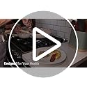 Set de Batterie de Cuisine Antiadhésif en Céramique, Crème, 11 Pièces
