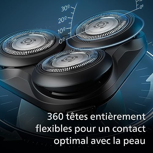Philips Rasoir Électrique Homme S5465/18, Wet & Dry, Tondeuse de Précision, Pochette de Voyage