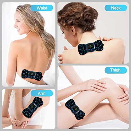 Unité TENS Rechargeable Masseur Cervical, 8 Modes, 19 Fréquences