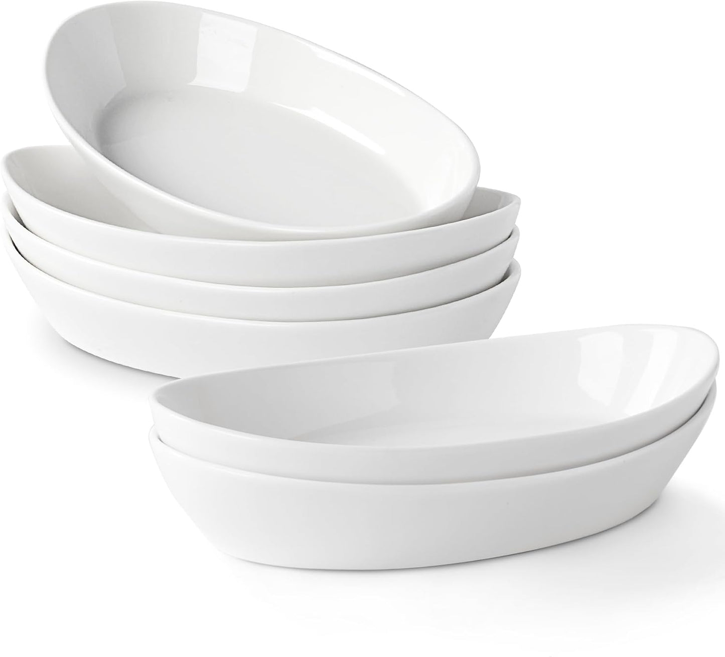 Lot de 6 Plats à Four en Céramique - 300ML - Utilisation Polyvalente