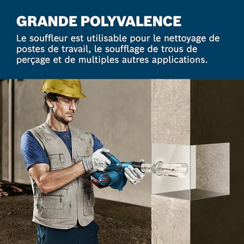 Bosch Professional Souffleur de Feuilles Sans-Fil GBL 18V-120, 270 km/h, 120 m³/h