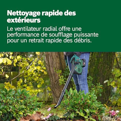 Bosch Souffleur de Feuilles sans Fil UniversalLeafBlower 18V-130, Sans Batterie