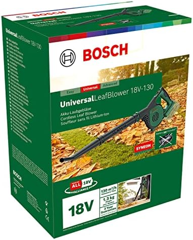 Bosch Souffleur de Feuilles sans Fil UniversalLeafBlower 18V-130, Sans Batterie