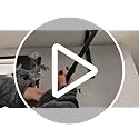 Organisateur sous Évier à Double Niveau, Design en L, Noir, Hauteur Ajustable