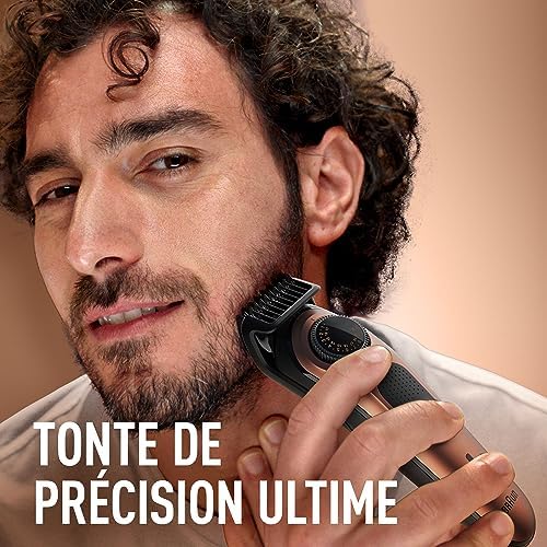 King C. Gillette Tondeuse à Barbe Électrique PRO, Molette de Précision, 40 Réglages, 80 min Autonomie