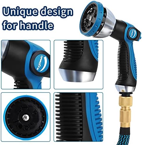 Tuyau d'Arrosage Extensible 30m avec Buse 10 Fonctions, Extra Résistant 3750D