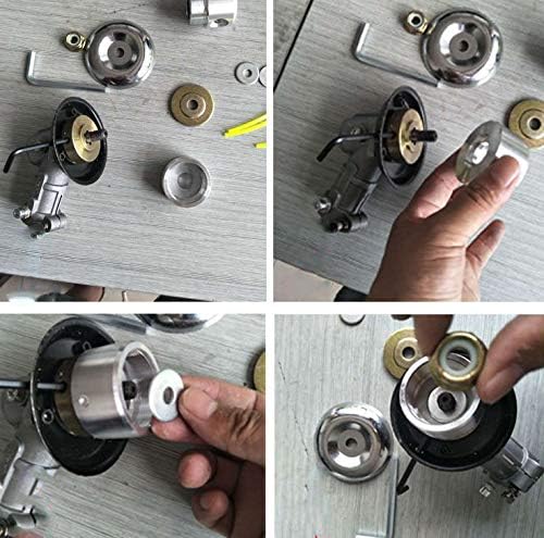 Tête de Débroussailleuse Universelle 8” Électrique, Aluminium et Acier