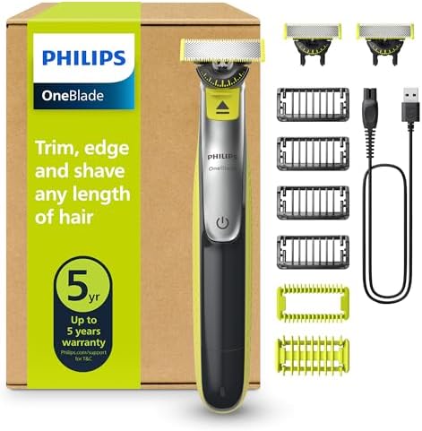 Philips Rasoir Électrique Homme OneBlade 360, QP2834/31, Visage et Corps
