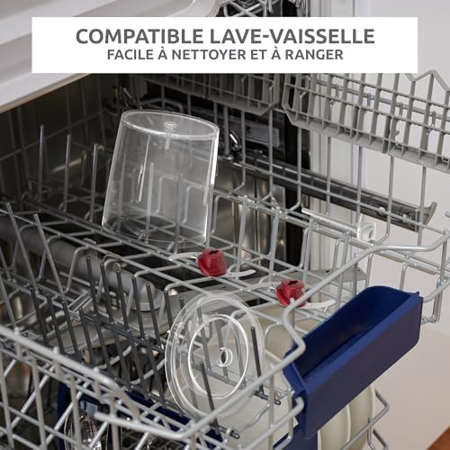 Moulinex Hachoir Électrique Multi Moulinette AT714G32, 500W, 500ml, Rouge