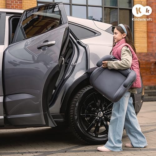 Kinderkraft Siège Auto i-Size I-SPARK, Groupe 2/3, 100-150 cm, Noir