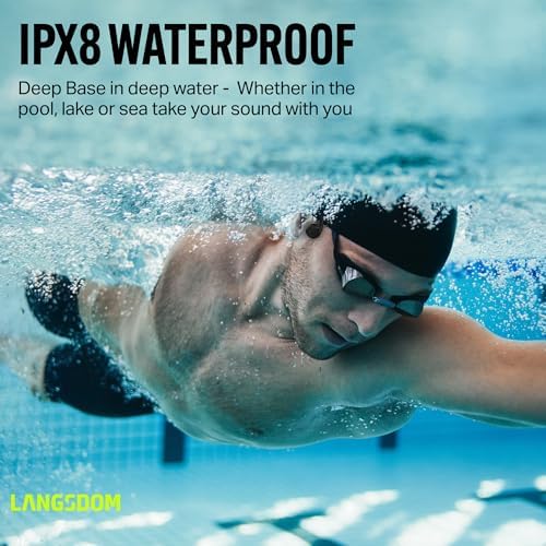 Casque Conduction Osseuse Bluetooth 5.4, Étanchéité IPX8, Mémoire 32 Go