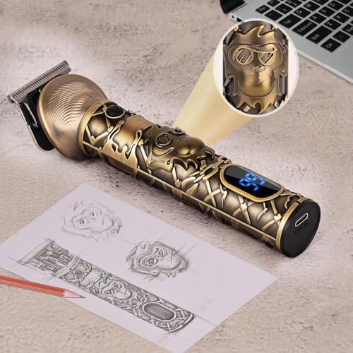 Tondeuse Cheveux et Barbe Professionnelle Sans Fil, USB Type-C, Kit Complet