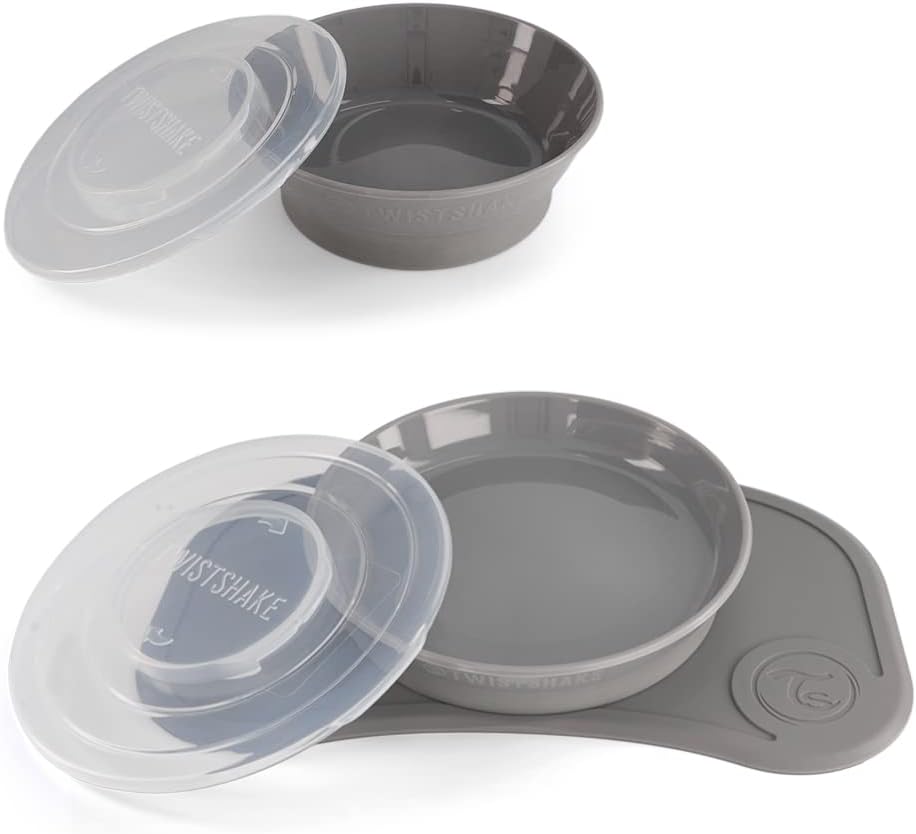 Set Vaisselle Bébé Twistshake - Assiette Ventouse - Sans BPA