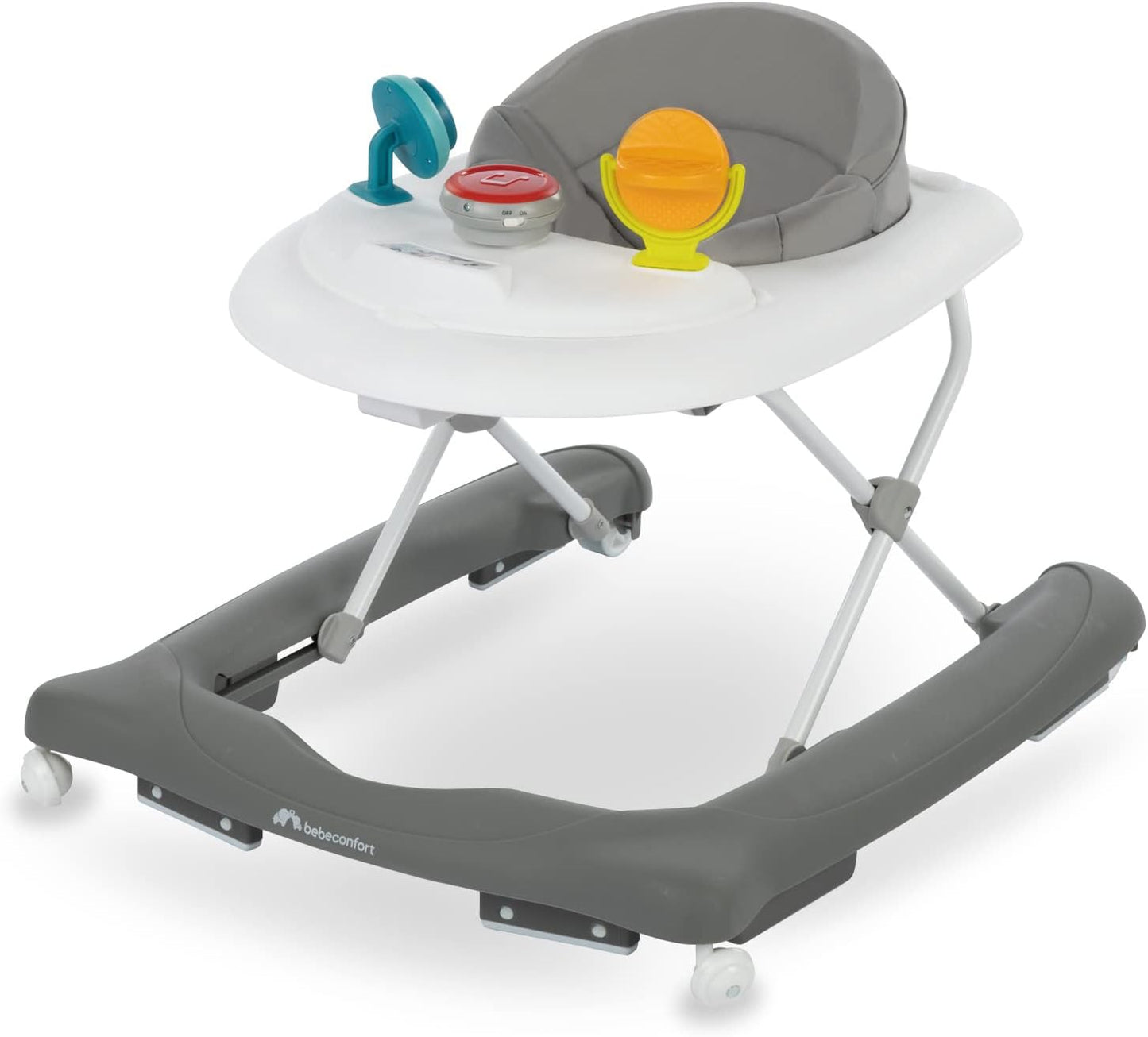 Trotteur pour Bébé - Plateau d'Activités Musical - Pliable et Réglable
