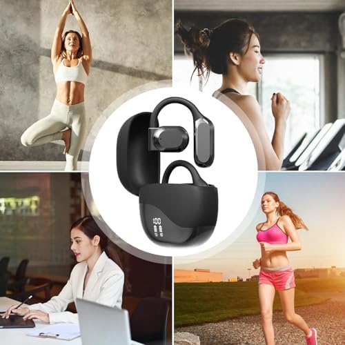 Écouteurs Sport Conduction Osseuse Sans Fil avec Affichage LED