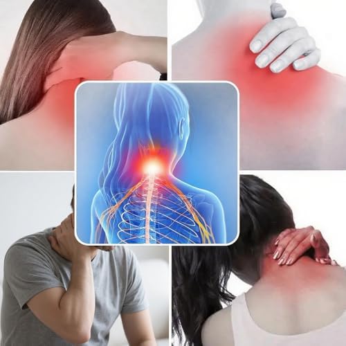Masseur Cervical Portable avec Thérapie Thermique 42°C et 6 Modes