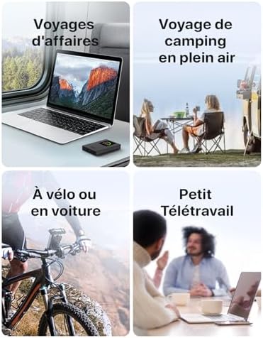 Tenda Routeur Portable 4G SIM, MF6, WiFi 6 AX300Mbps, Batterie 2100mAh