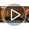 Ensemble Antiadhésif Batterie de Cuisine 21 Pièces, Blanc, Poignées Amovibles