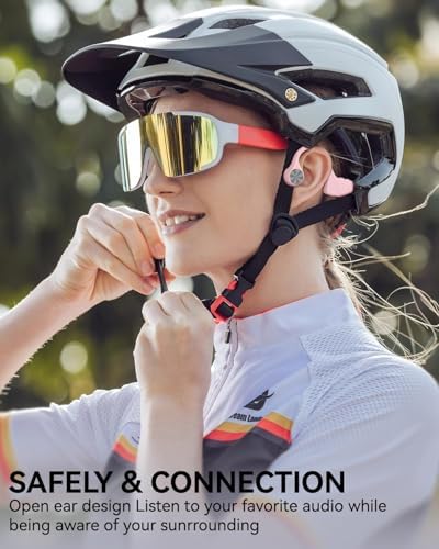 Casque Bluetooth Conduction Osseuse Sport, Étanche IPX5, Longue Autonomie