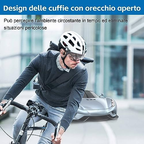 Casque Bluetooth 5.3 Conduction Osseuse Étanche IP68, Mémoire 32 Go