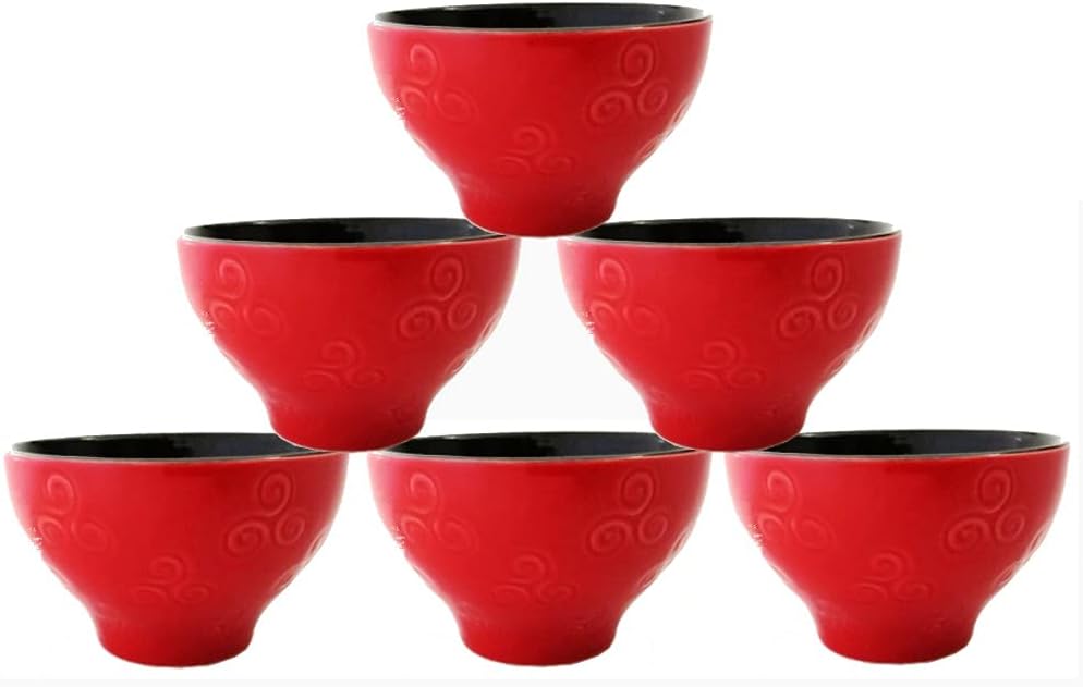 Bolées à Cidre - Design Triskells - Rouge Bretagne