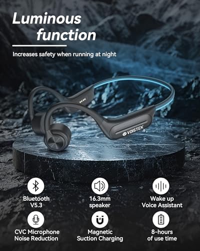Casque Bluetooth à Conduction Osseuse, Étanche IP68, Mémoire 32 Go