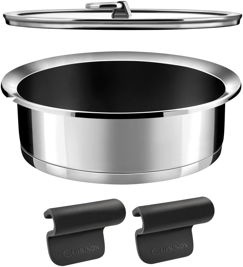 Sauteuse Céramique 24 cm - Anses Amovibles - Couvercle Inclus