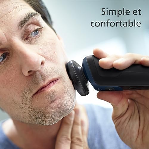Philips Rasoir Électrique Homme S5465/18, Wet & Dry, Tondeuse de Précision, Pochette de Voyage