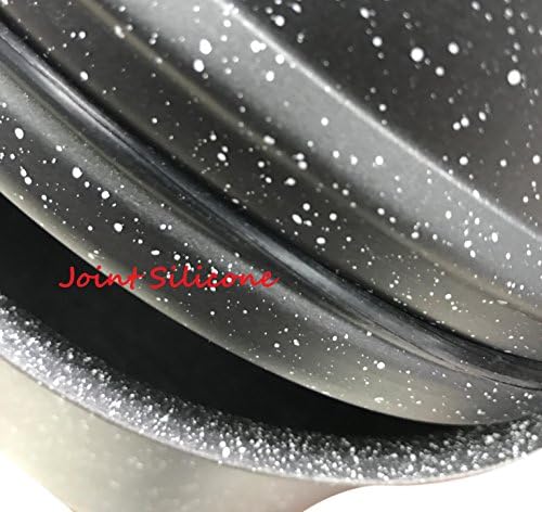 Couscoussier Induction Anti-adhésif 8L, Noir, Fonte d’Aluminium