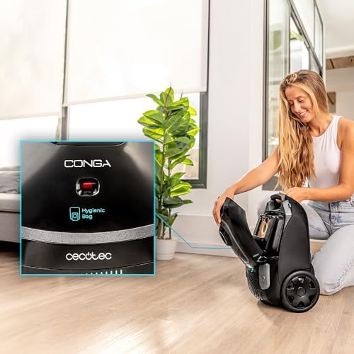 Cecotec Aspirateur Traîneau Conga Powerbag 4000 XL, 4L, 890W, 7m Rayon d'Action