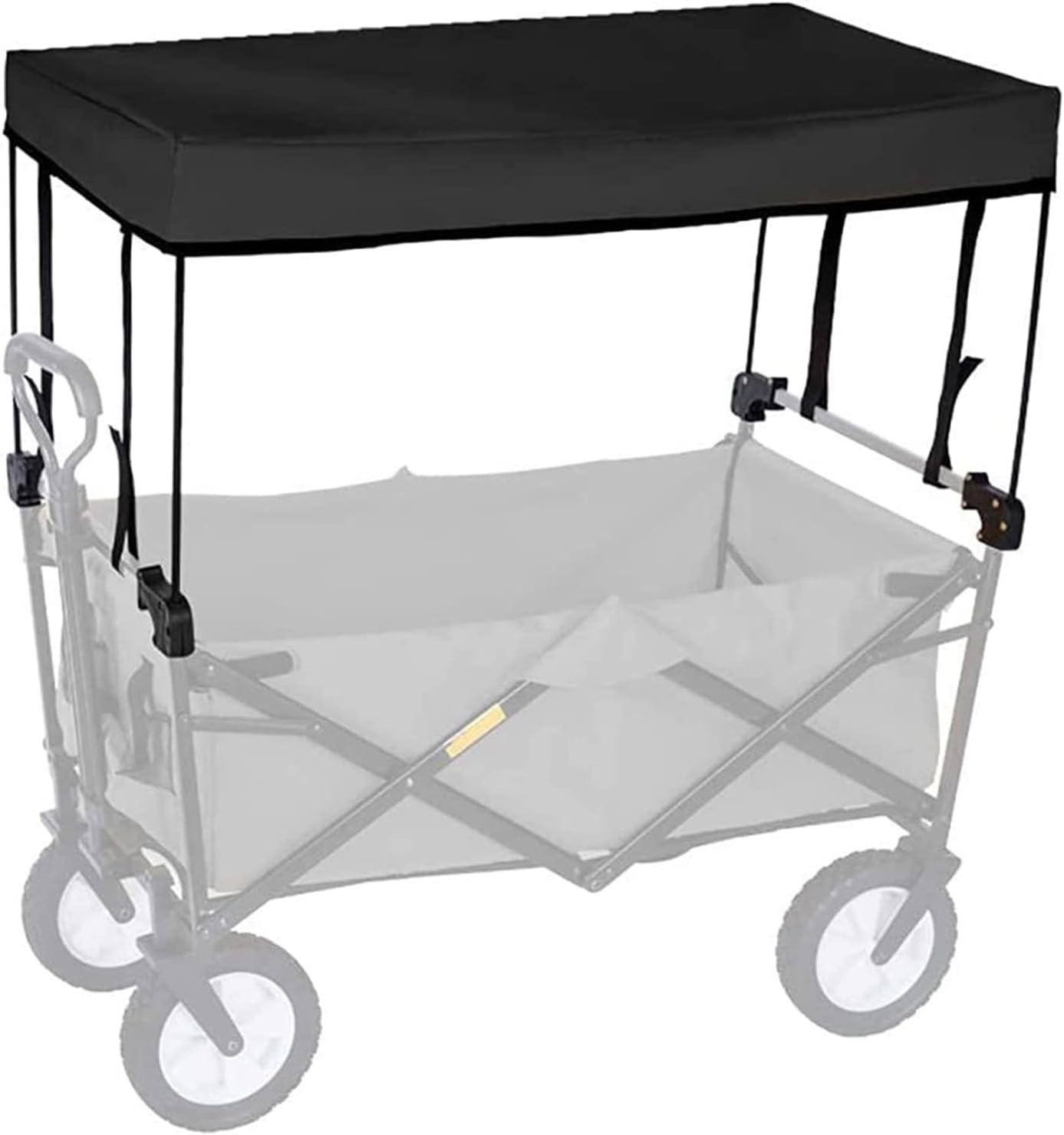 Auvent Pliable de Chariot - Imperméable 600D - Installation Facile