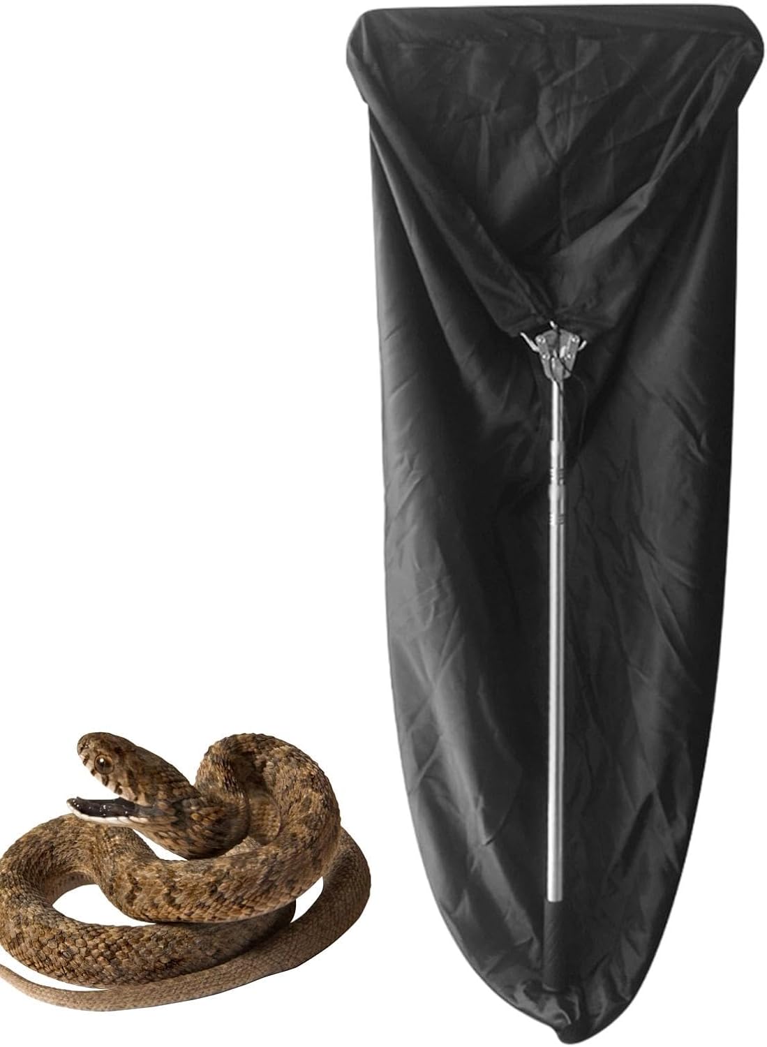 Outil de Capture de Serpent - Tige Télescopique - Sac Robuste