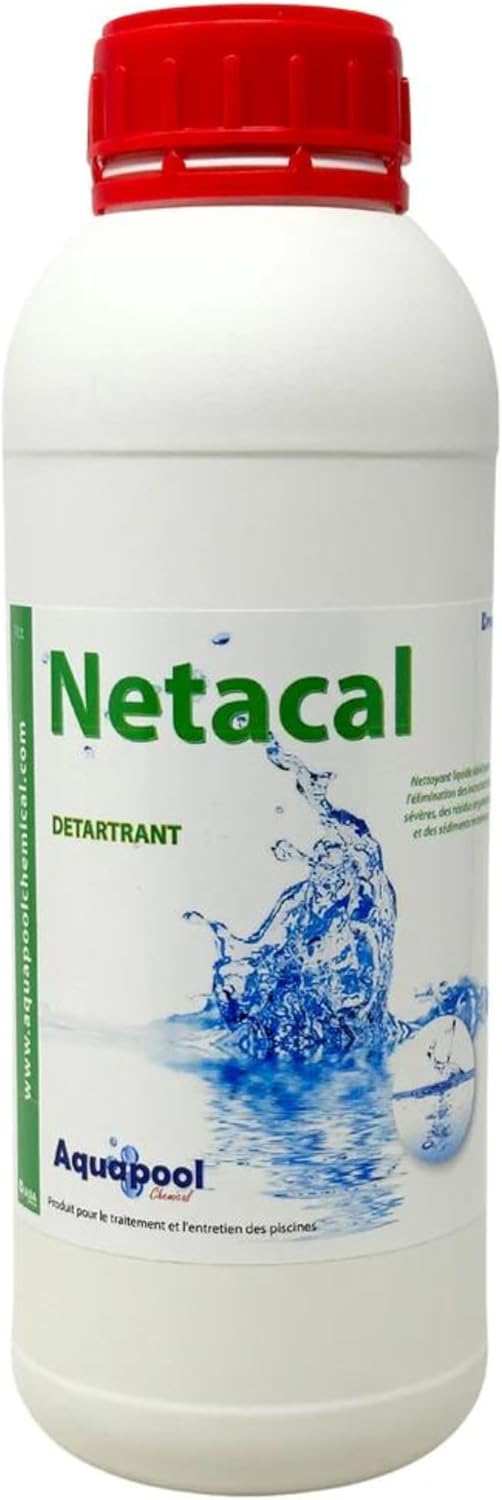 Nettoyant Détartrant pour Piscines - Élimine Impuretés - Usage Polyvalent
