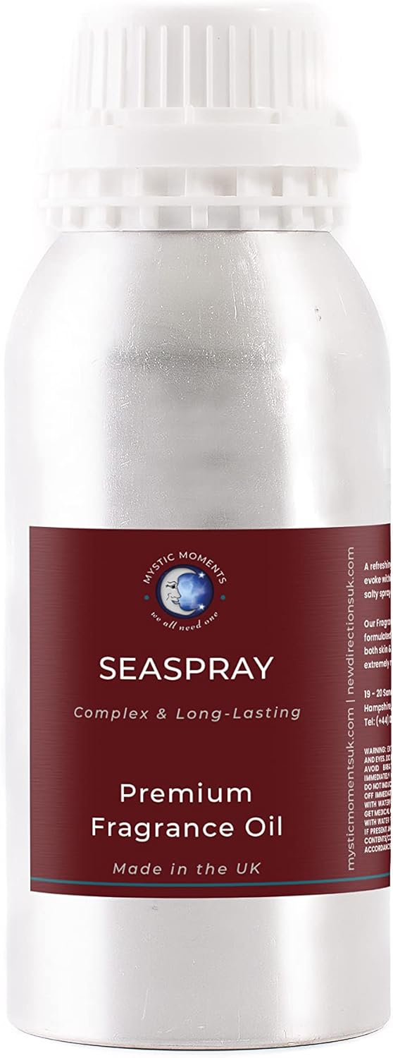 Huile Parfumée Seaspray - Revigorante - Flacon en Verre Ambré 500g