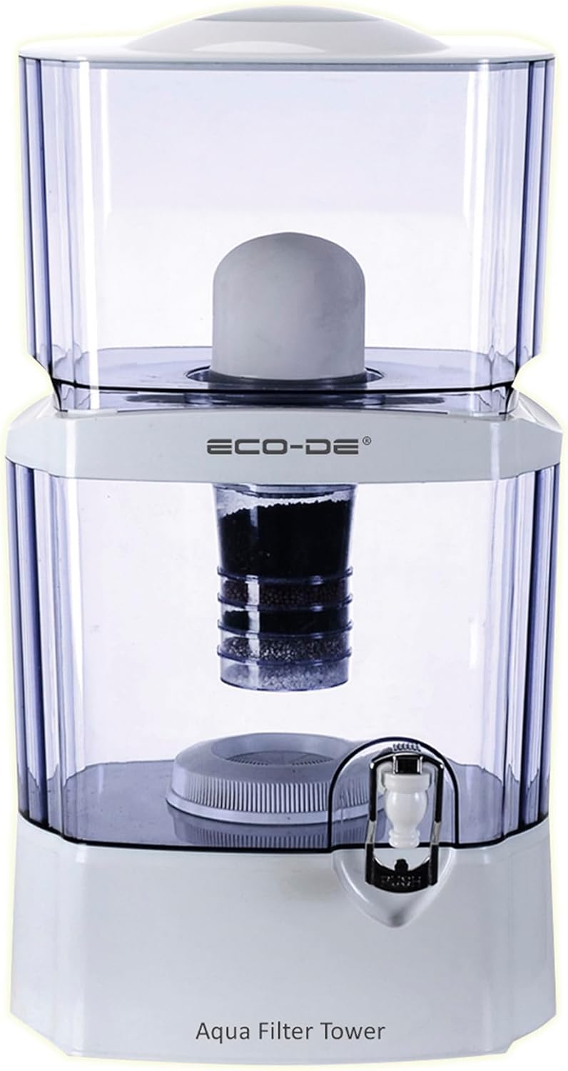 Distributeur d'Eau Filtrée - 8 Systèmes de Filtrage - Capacité 24L