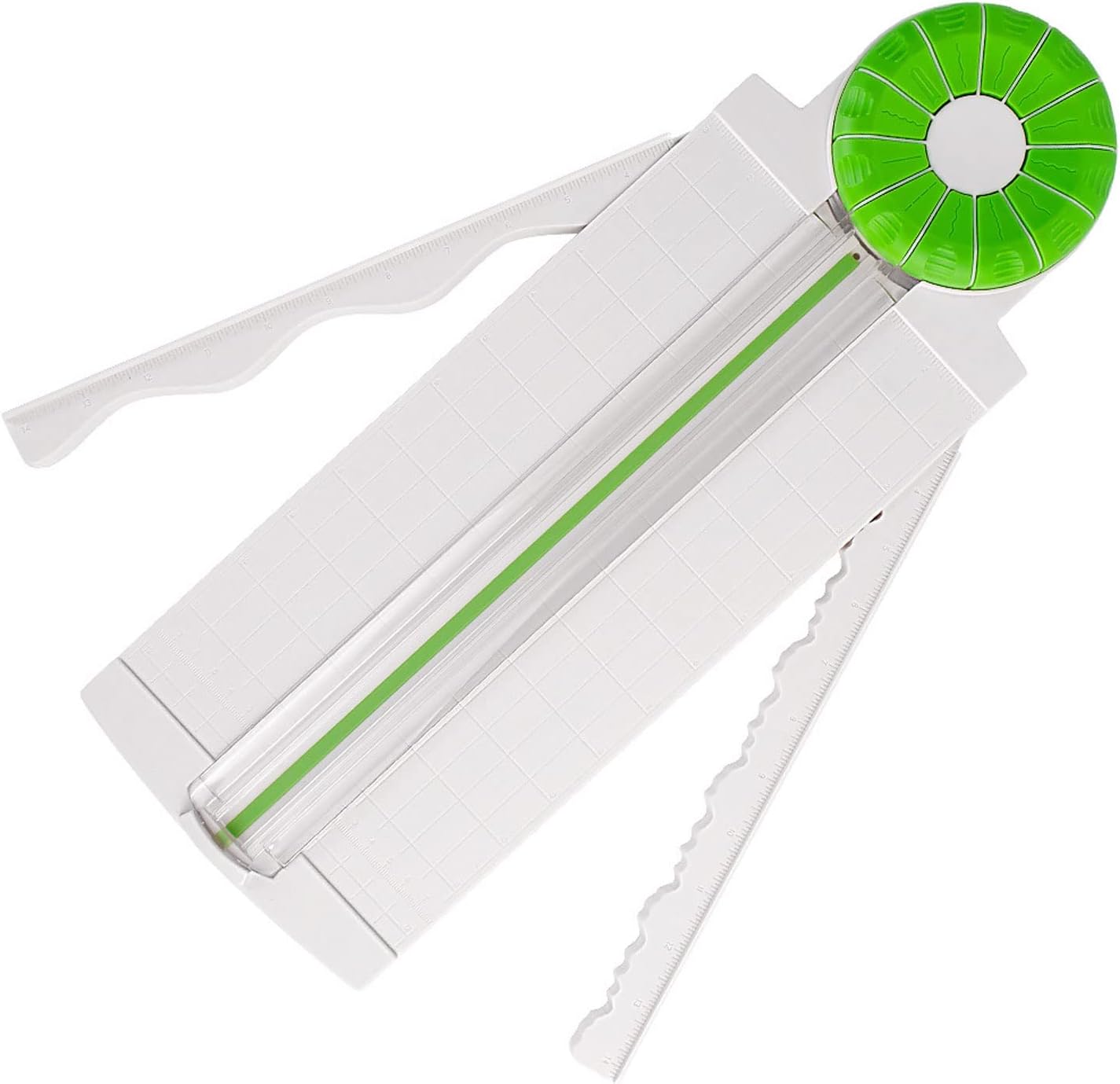 Coupe-Papier Multifonctionnel - 12 Formes Différentes - Tête Rotative
