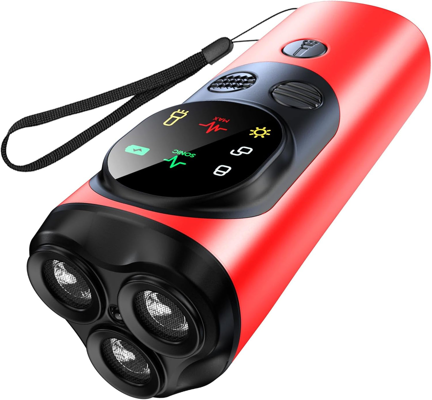 Dispositif Anti-Aboiement Chien - 3 Émetteurs Ultrasoniques - Modes LED