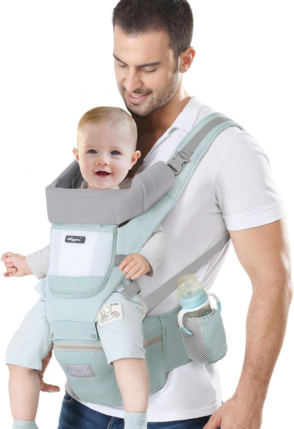 Porte-bébé Ergonomique - Siège à Hanche - Réglable et Respirant