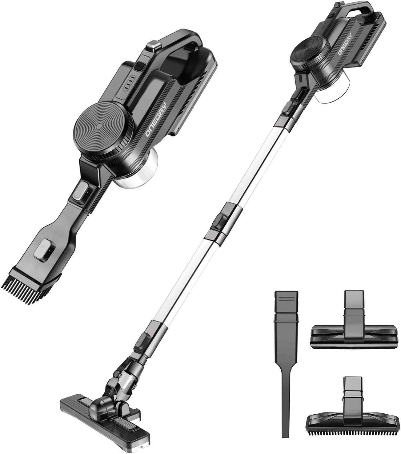 Aspirateur Balai Sans Fil - Double Pro Cyclone - Réservoir 1L